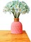Summer Floral Arrangement – Faux Hydrangea Artificial Bouquets, 14 Stems Fake Small Silk Flowers for Vase, Wedding and Baby Shower Centerpieces